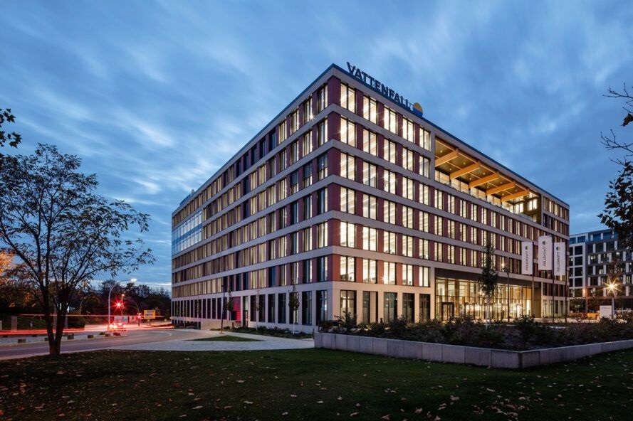 اج سودکرویز برلین؛ ترکیب چوب و بتن در پایدارترین ساختمان آلمان