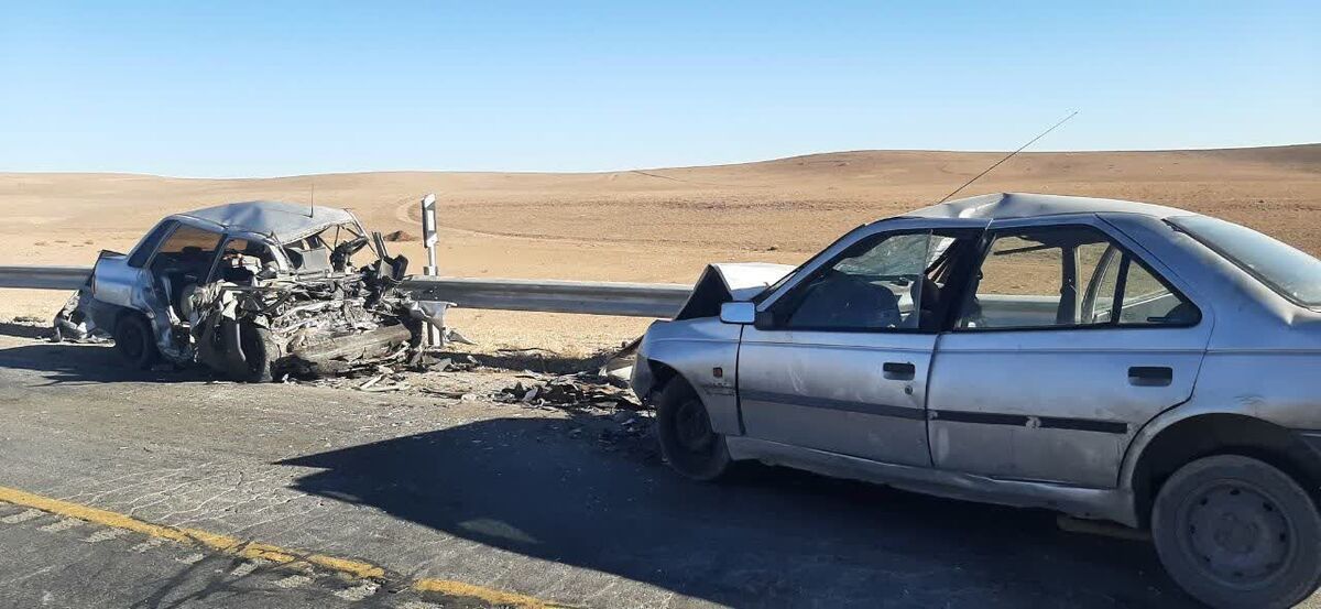 سانحه رانندگی در جاده گلبهار به مشهد منجر به فوت ۲ نفر شد