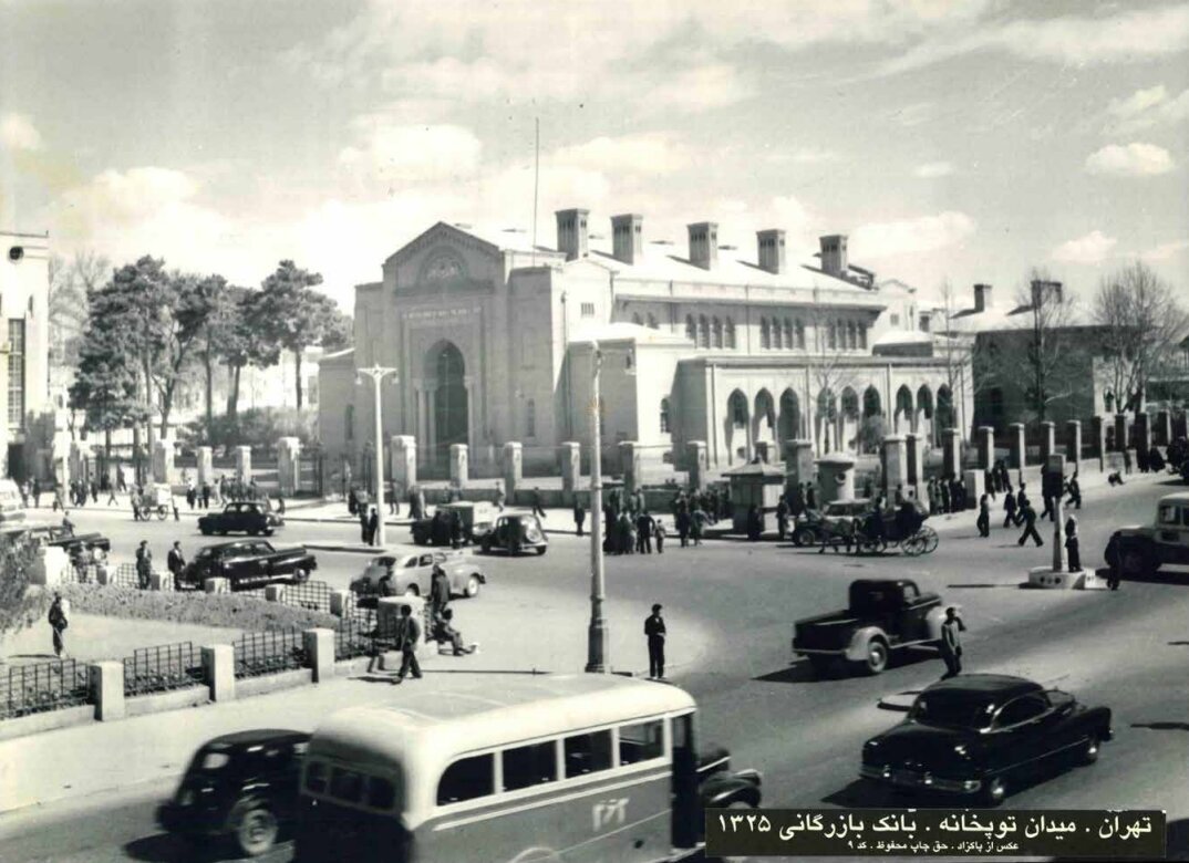 تهران قدیم/ میدان توپخانه تهران ۷۷ سال قبل این شکلی بود (+عکس)