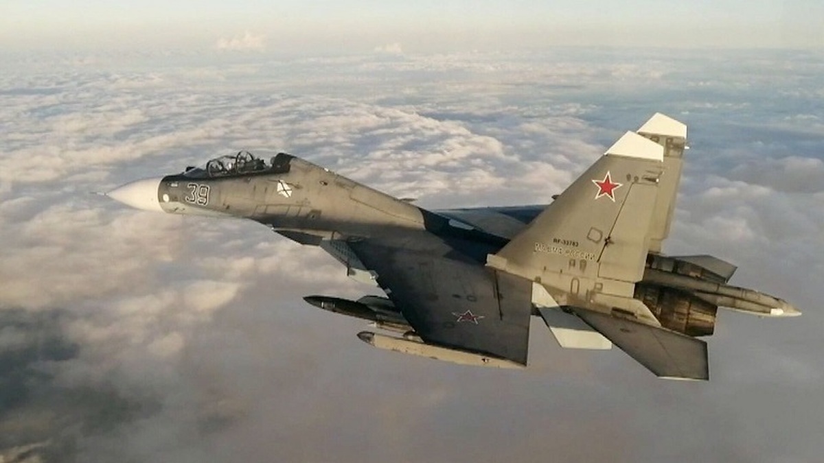 سقوط جنگنده نیروی هوایی روسیه در دریای سیاه