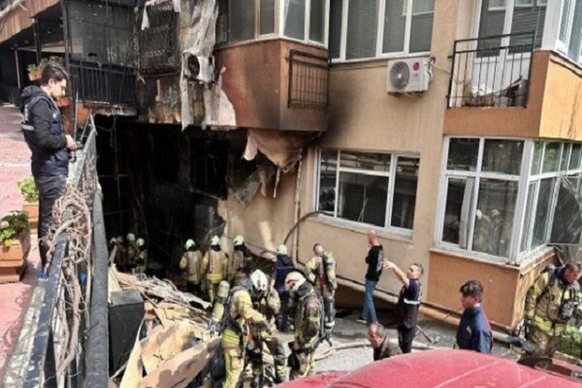 ۲۳ کشته و مصدوم بر اثر آتش سوزی در استانبول