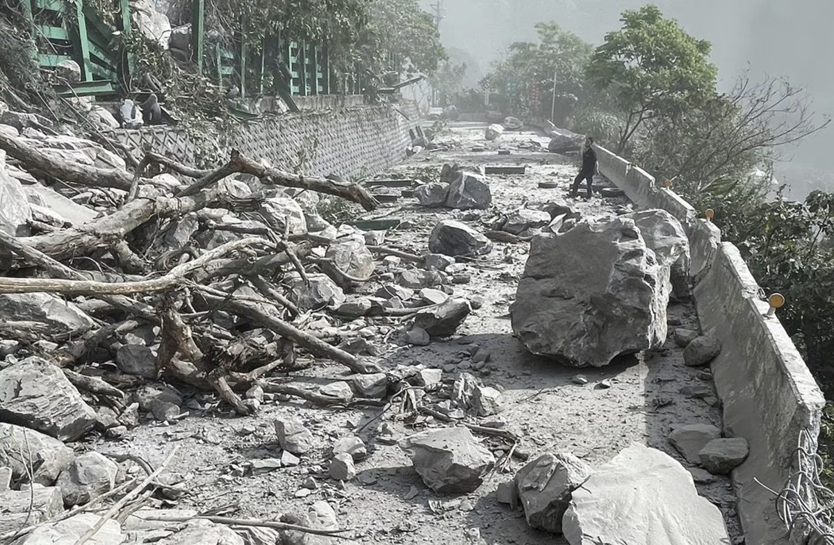 ویرانی عظیم یک جزیره در تایوان (فیلم)