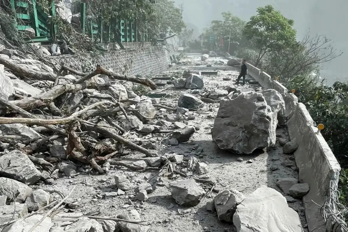وحشتناک‌ترین تصاویری که از زلزله تایوان ثبت شد (فیلم)