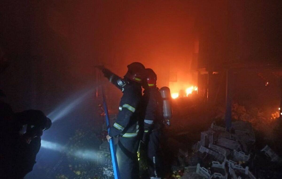 انفجار و آتش سوزی در قزوین جان یک آتش نشان را گرفت
