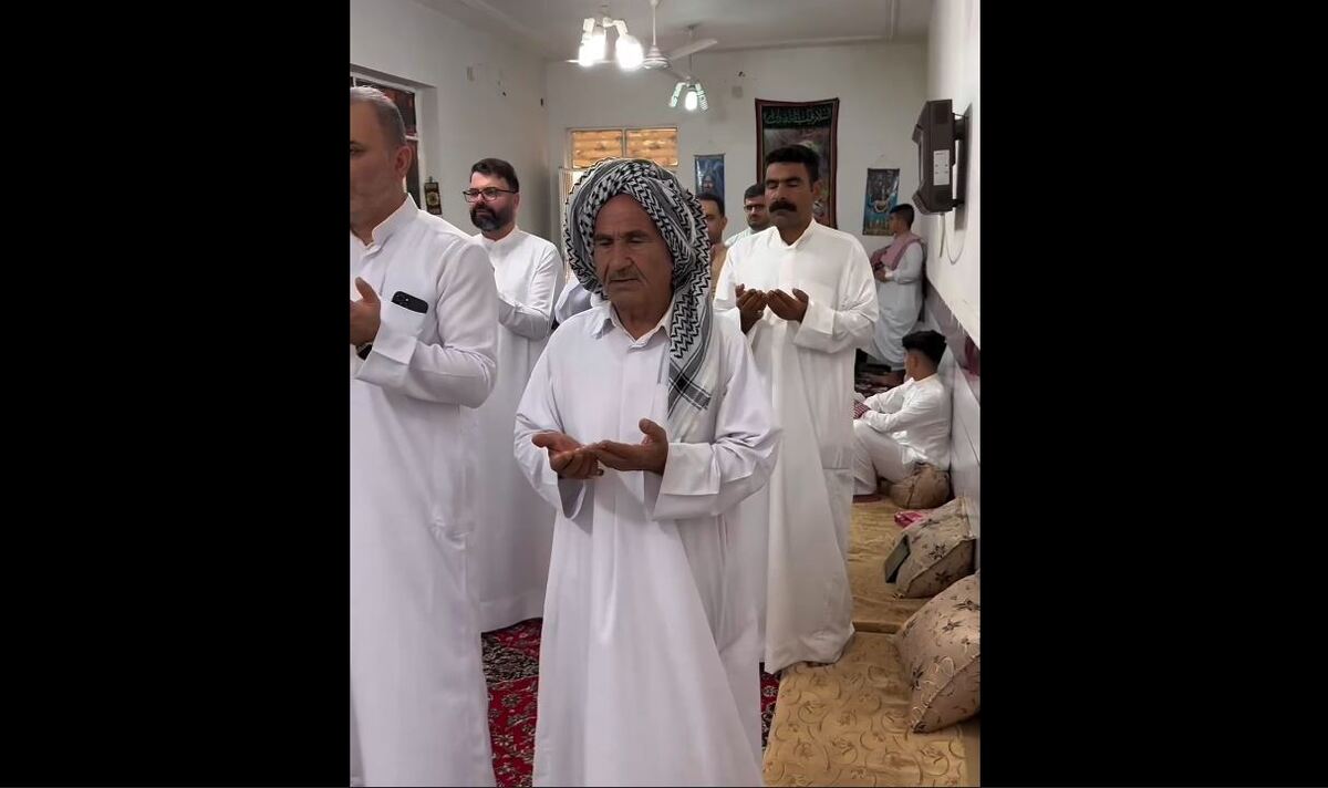 آداب و رسوم مردم عرب خوزستان در روز عید فطر (فیلم)