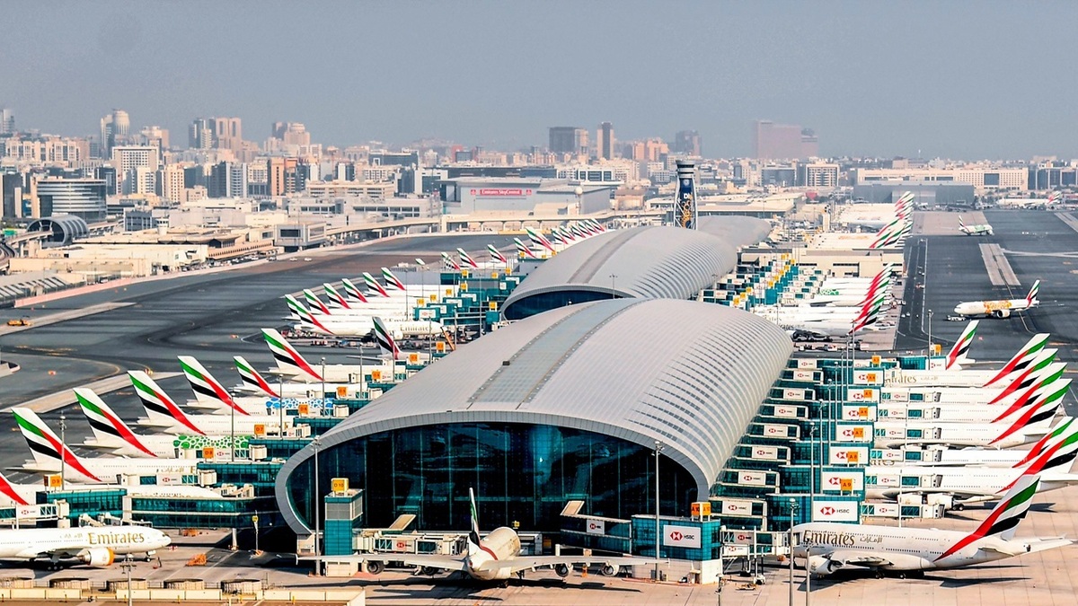 سیل وحشتناک در فرودگاه دبی (فیلم)