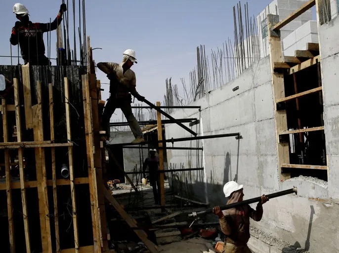 کار کارگران فلسطینی در کارگاه های ساخت و ساز اسرائیل