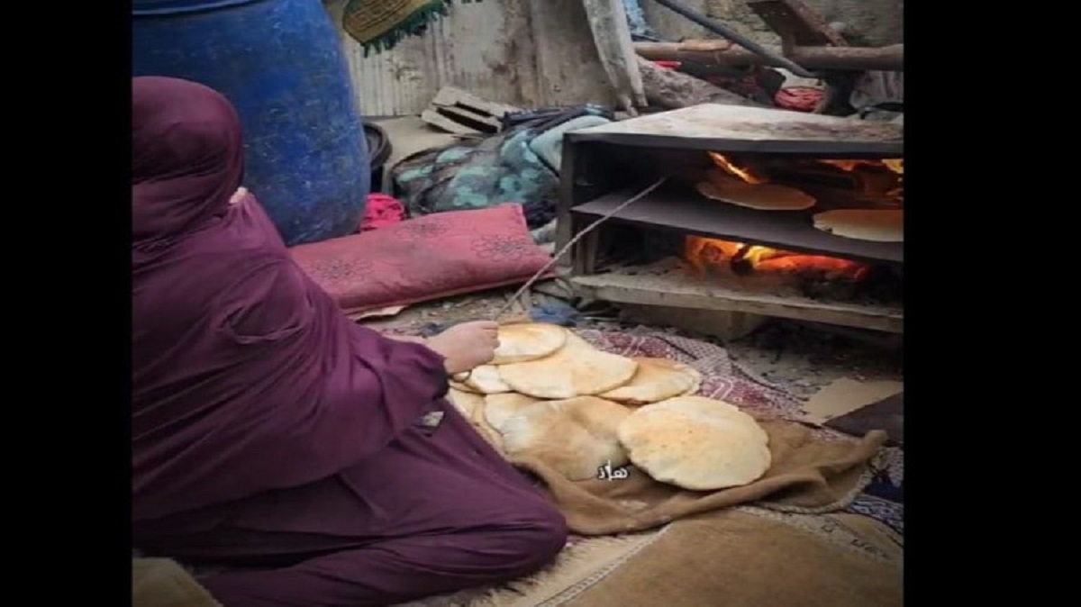 ذوق کودک فلسطینی از پخت نان (فیلم)
