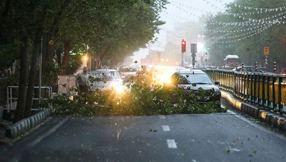 هشدار هواشناسی برای وزش باد شدید و احتمال رگبار و رعدوبرق در تهران