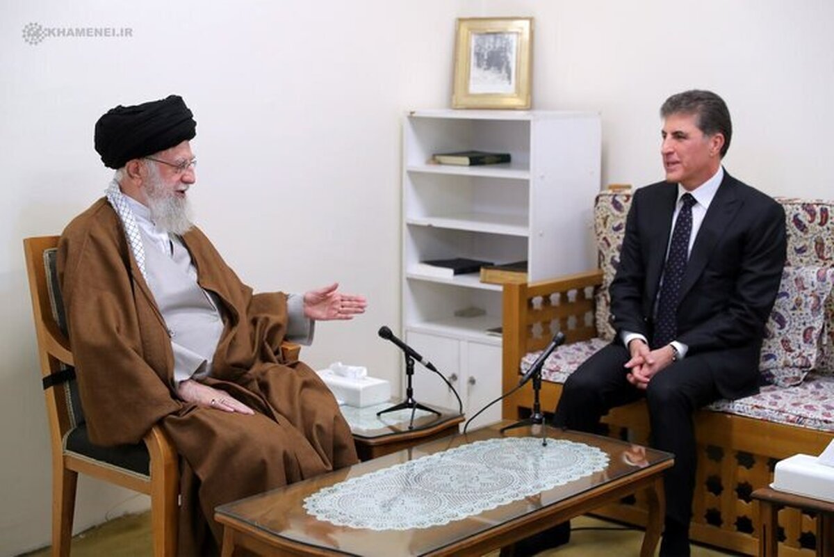 دیدار رئیس اقلیم کردستان عراق با مقام معظم رهبری