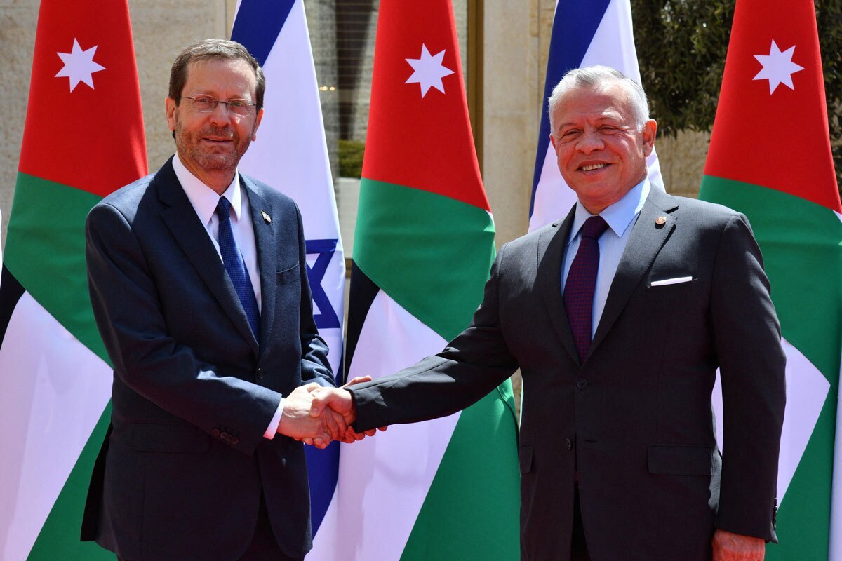 بندبازی اردن بین اسراییل و ایران