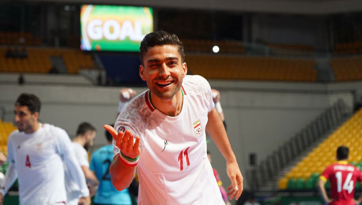 صعود مقتدرانه تیم ملی فوتسال ایران به نیمه نهایی با شکست قرقیزها