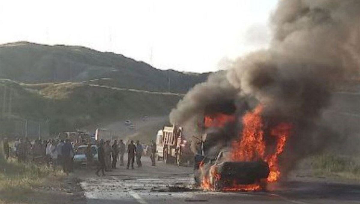 تصادف مرگبار در محور دره شهر-بدره استان ایلام با ۴ فوتی