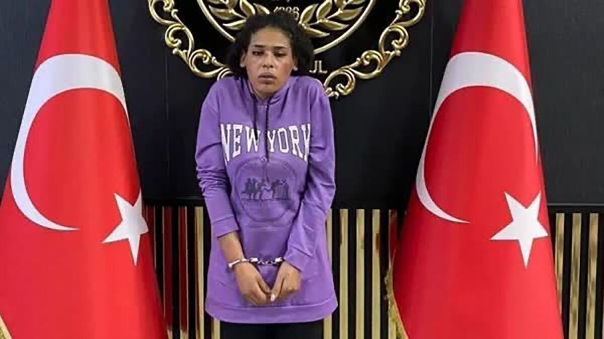 حکم عجیب برای زن بمب گذار در استانبول ؛ ۷ بار حبس ابد