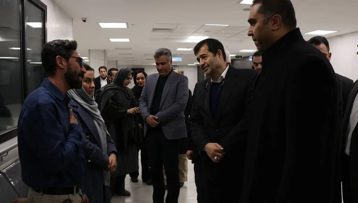 عیادت وزیر ورزش از النا معدنی‌پور؛ ضریب هوشیاری افزایش یافت