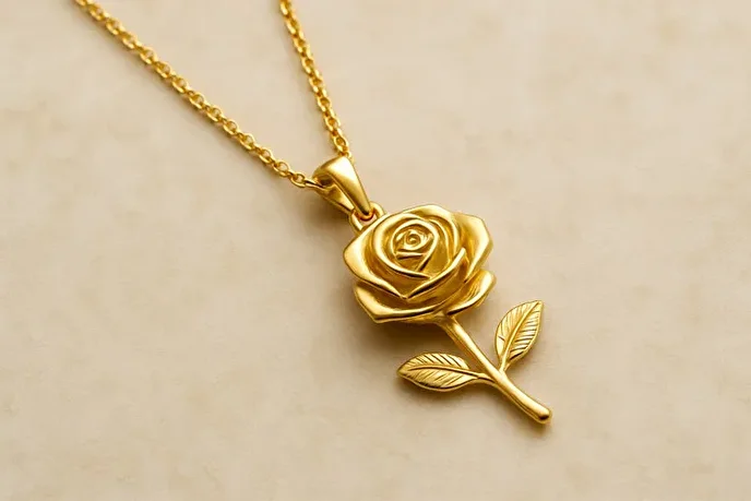 گردنبند گل رز شما چه معنایی دارد؟