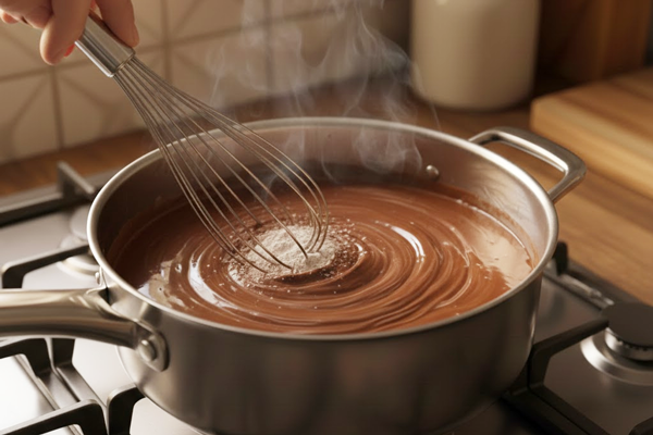 کیک یخچالی با موز و گردو