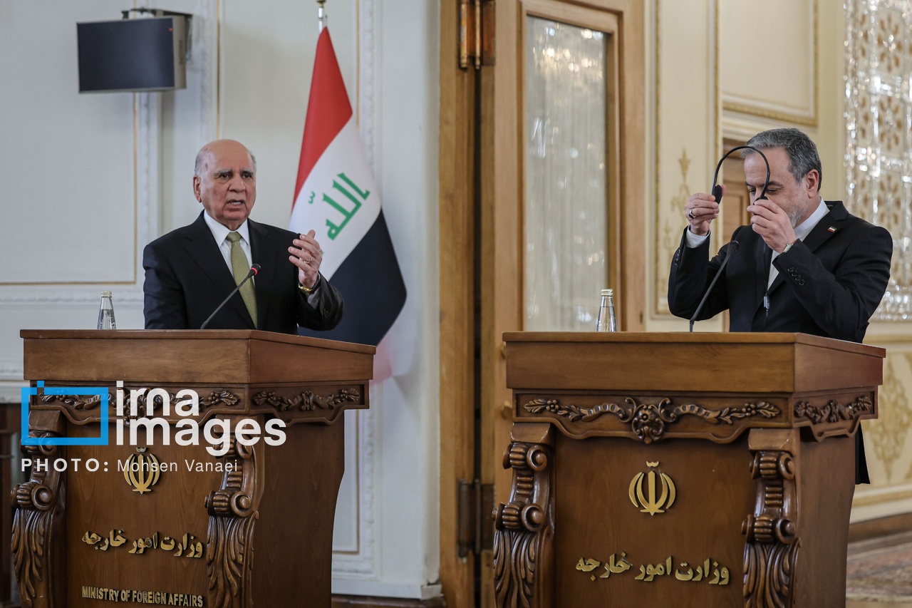 نشست خبری وزیران خارجه ایران و عراق در تهران