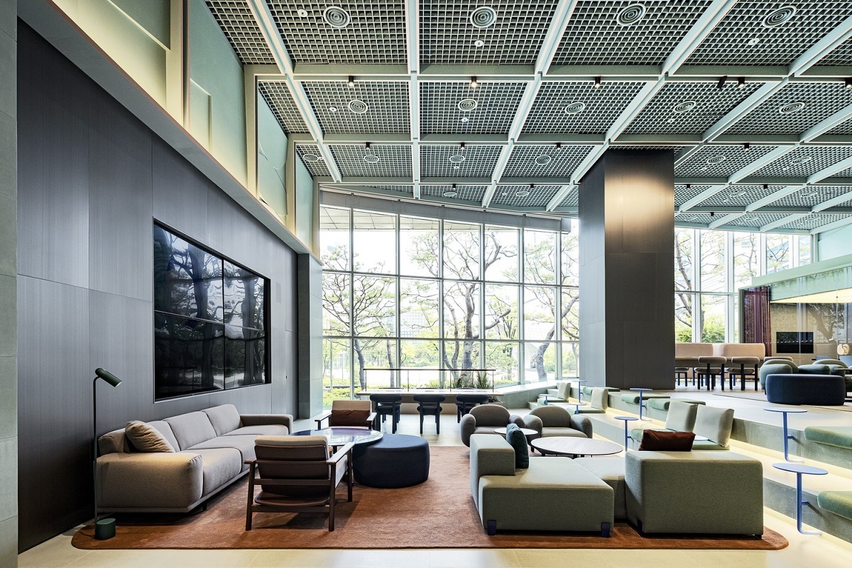 طراحی داخلی خلاقانه برای دفتر اداری در سئول (+تصاویر)