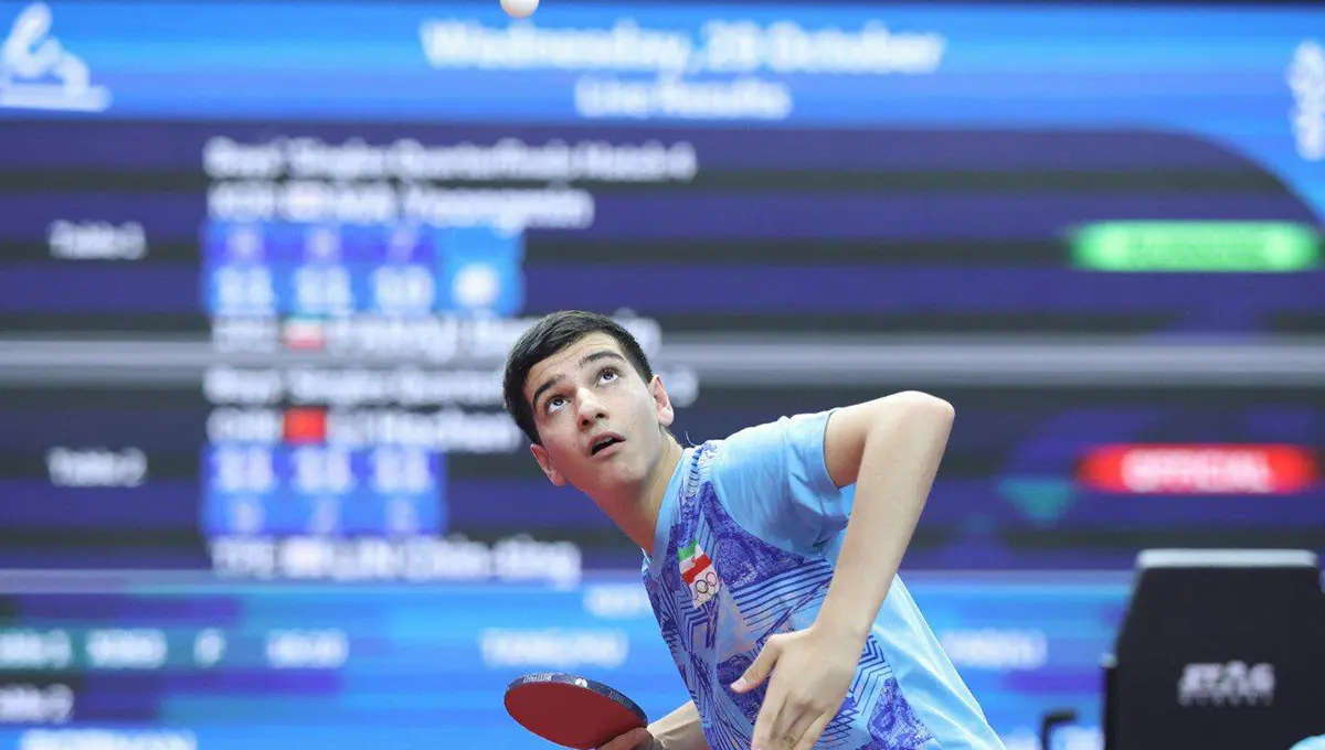 فرجی قهرمان مسابقات تنیس&zwnj;روی&zwnj;میز قطر شد