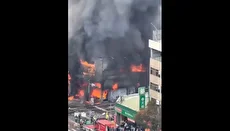 آتش‌سوزی گسترده در فروشگاه مبلمان تایوان