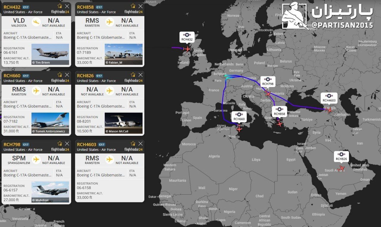 هواپیماهای ترابری سنگین C-17A هواپیماهای ترابری سنگین C-17A