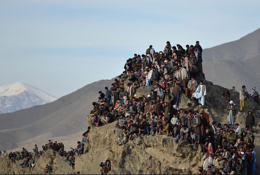 تماشای مسابقات سنتی "بزکشی" در افغانستان/ خبرگزاری فرانسه