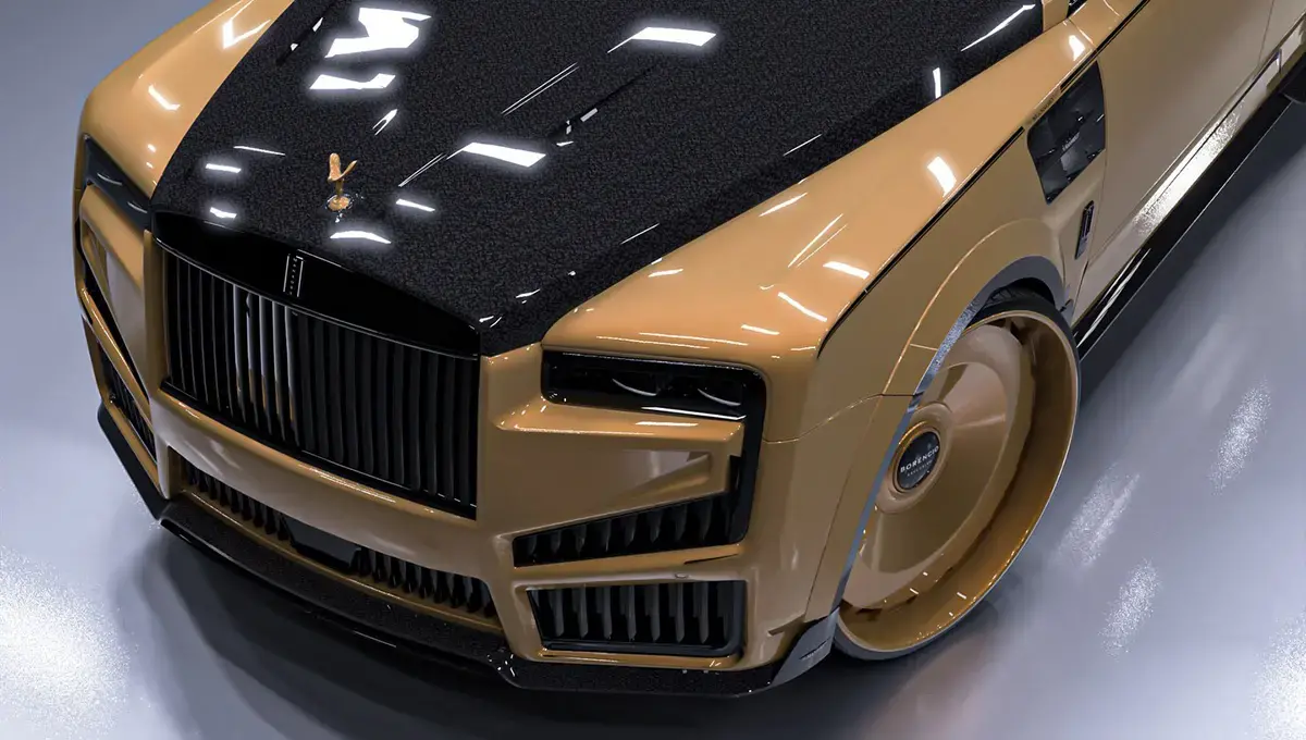 یک خودرو با رینگ های 26 اینچی؛ لوکس و تک رنگ (+عکس)