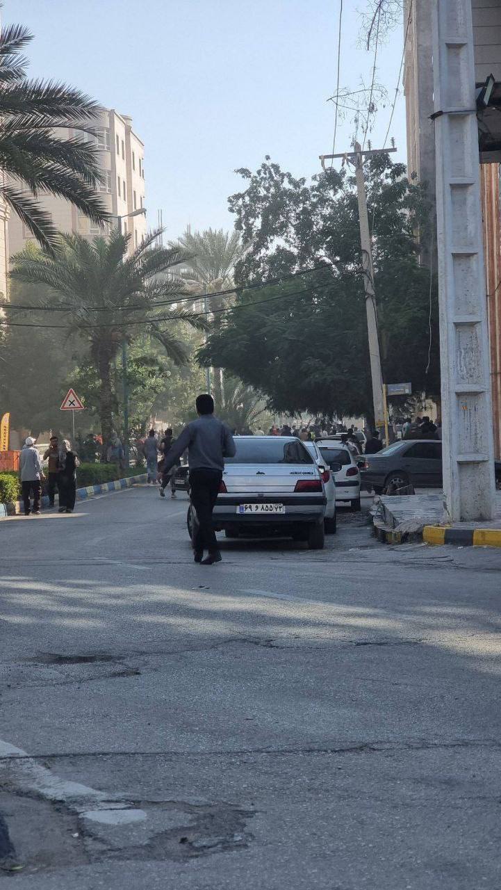 نمایی از کوچه ای که انفجار منزل مسکونی رخ داده