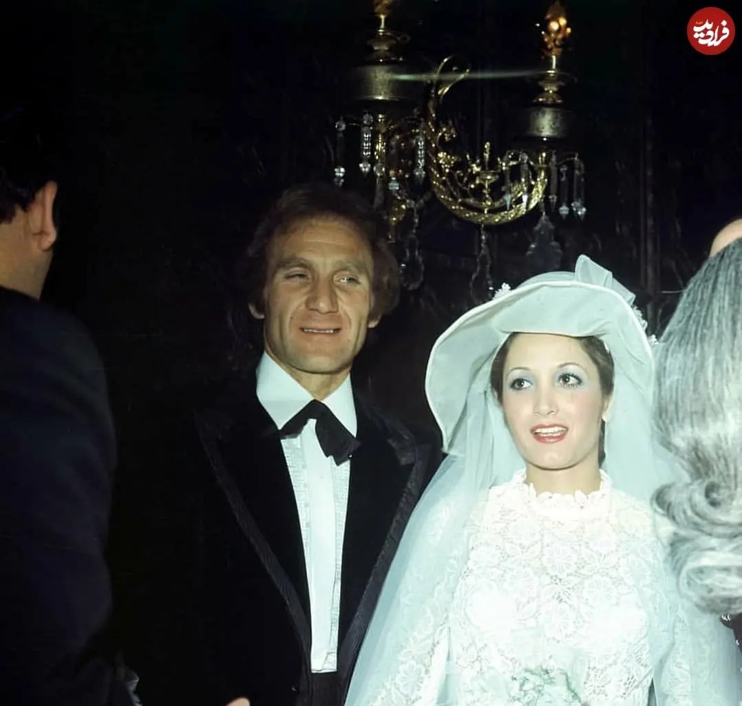 «حسین کلانی» کاپیتان تیم پرسپولیس در روز عروسی اش؛ سال 51