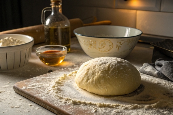 پیتزا با پنیر موزارلا