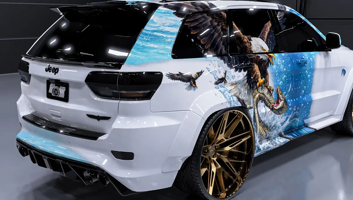 جیپ ترک&zwnj; هاوک در نسخه ویژه اکوا هاوک؛ ترکیب هنر گرافیک و مهندسی بدنه (+عکس)