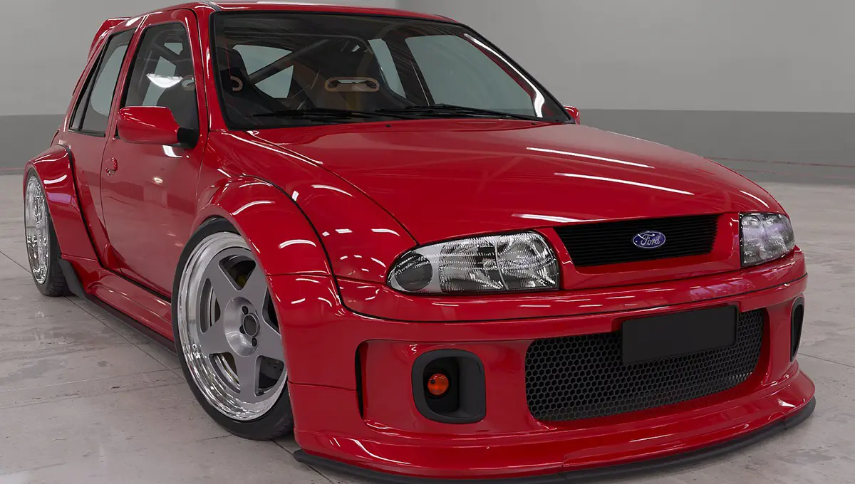 فورد فیستا شخصی‌سازی‌شده با استایل کف‌خواب (+عکس)