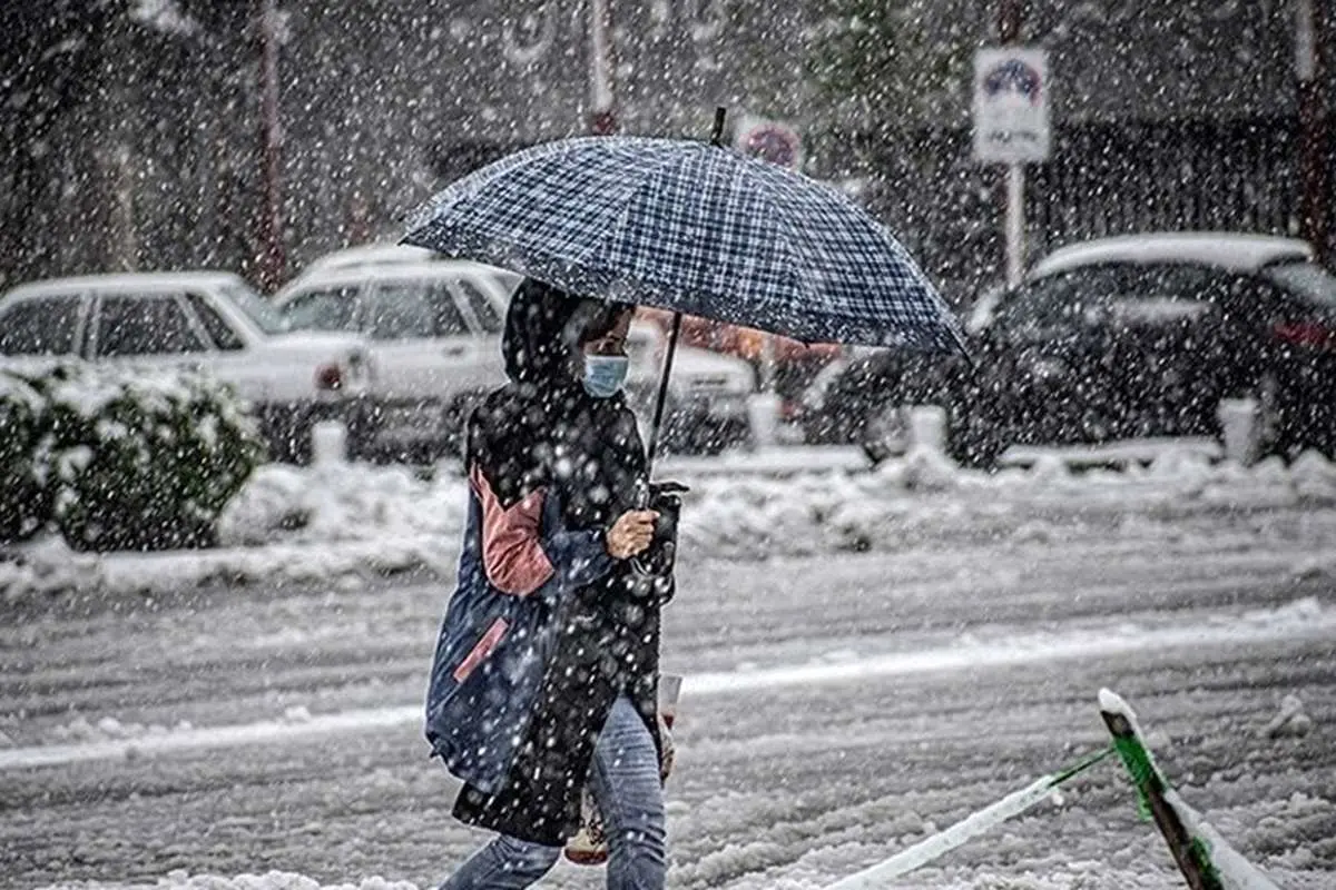 تهران در انتظار بارش برف و باران و کاهش دما