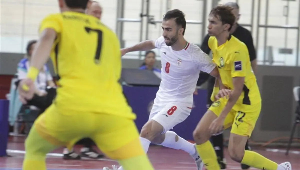 پیروزی قاطع فوتسال ایران برابر مالزی در گام نخست آسیایی