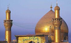 تصاویری زیبا از ایوان طلای جدید حرم امیرالمومنین