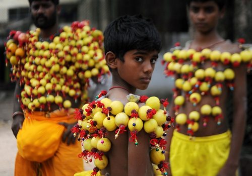 جشنواره ای آیینی در چنای هند