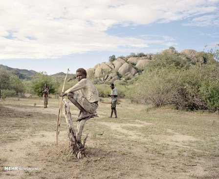 تصاویر آخرین قبیله شکارچی در تانزانیا