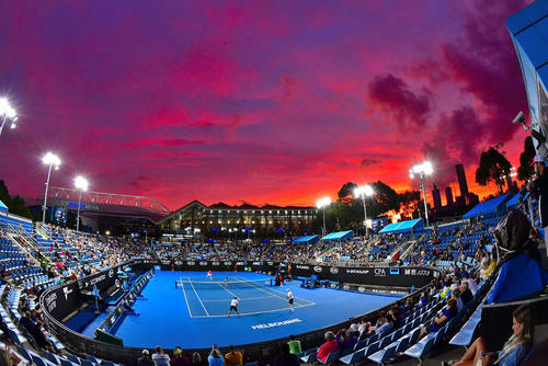 تورنمنت تنیس اوپن استرالیا در استادیومی در شهر ملبورن