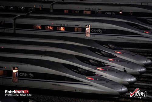نظم عجیب قطارهای سریع السیر در چین+تصاویر