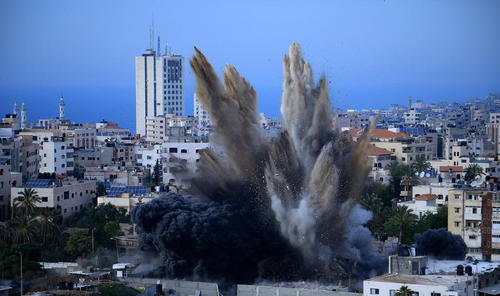 ادامه حملات اسراییل به نوار غزه/APA