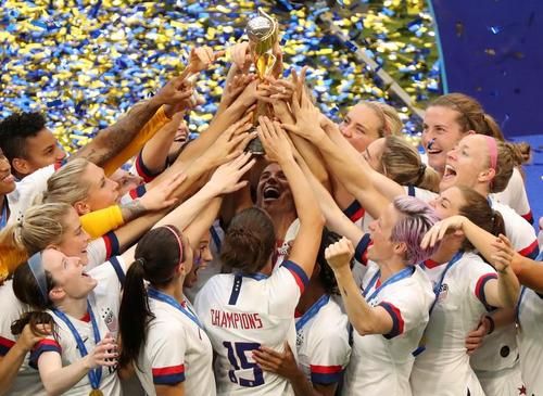 قهرمانی تیم ملی فوتبال زنان آمریکا در مسابقات جام جهانی فوتبال زنان در فرانسه/ رویترز