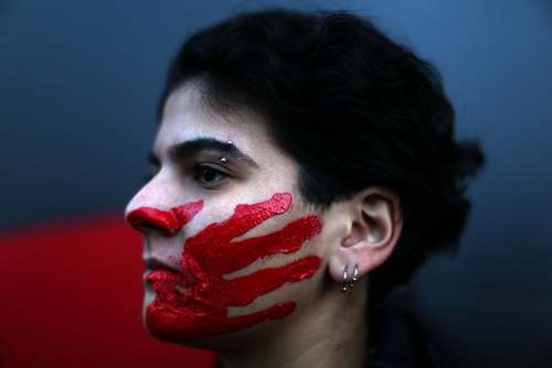تظاهرات زنان لبنانی علیه تجاوز و آزار جنسی و خشونت خانگی/ بیروت/ خبرگزاری فرانسه