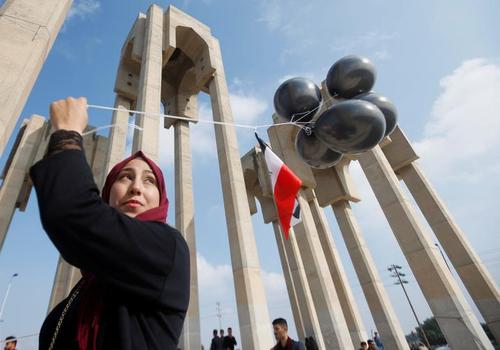 تظاهرات اعتراضی دانشجویان دانشگاه بصره عراق/ رویترز