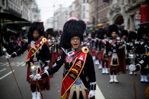 رژه آغاز سال نو میلادی در لندن/ خبرگزاری فرانسه