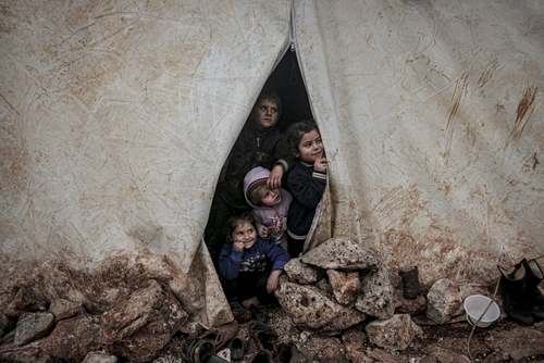 اردوگاه آوارگان جنگی در شرق شهر حلب سوریه/ خبرگزاری آناتولی