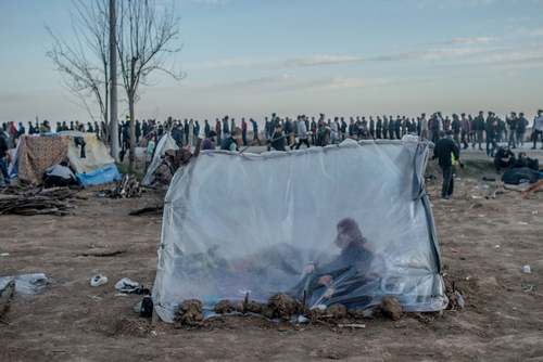 چادرهای پناهجویان در استان 