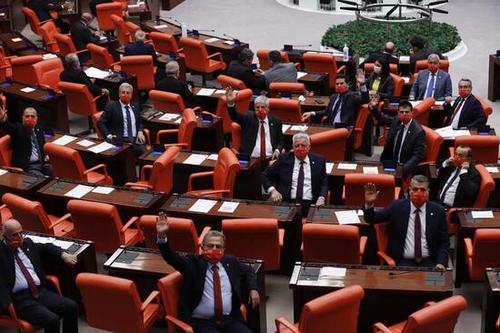 جلسه امروز (سه شنبه) مجلس ملی ترکیه/عکس:DHA 