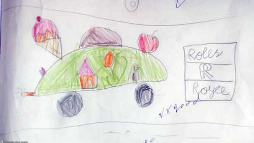 طراحی کانورتیبل آینده رولز-رویس توسط کودک 8 ساله! (+تصاویر)