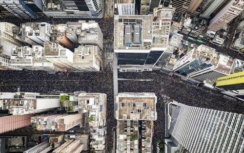 تظاهرات میلیونی مخالفان چین در هنگ کنگ